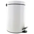 Pedaalemmer in wit staal 3L
