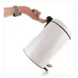 Pedaalemmer in wit staal 3L