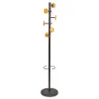 Kapstok MUSIC 6 houten haken