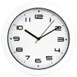 Quartz wandklok FIDUCIAL - wit