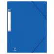 Eurofolio Prestige map met 3 flappen met grote capaciteit - Blauw - OXFORD