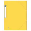 Map met 3 flappen en hoge capaciteit Eurofolio Prestige - Geel - OXFORD