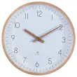 Wandklok 30 cm houten wijzerplaat 