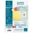 100  Eenvoudige mappen - 24x32 cm - Super 160 - EXACOMPTA 