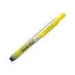 Intrekbare markeerstift - afgeknotte punt - geel - PENTEL 