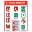 Uithangbord met veiligheidsinstructies - VISO