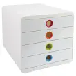 Klasseermodule 4 laden pop - box wit - EXACOMPTA