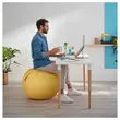 Ergonomische zitbal Ergo Cosy Active - Diameter 65 cm - Geel - LEITZ