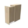 Orga tower H130 cm acacia - opening rechts
