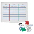 Magnetisch planner Kanban - geruit 25x25 mm