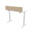 Bureau scheidingswand L. 160 licht acacia/wit 