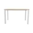 Bureau BRUXELLES 120 x 80 acacia - witte poten