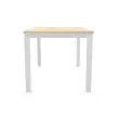 Bureau BRUXELLES 140 x 80 acacia - witte poten