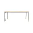 Bureau BRUXELLES 180 x 80 acacia - aluminium poten
