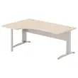 Bureau BUENOS AIRES compact retour naar links acacia/alu, L180
