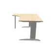 Bureau BUENOS AIRES compact retour naar links acacia/alu, L180