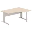 Bureau BUENOS AIRES compact retour naar rechts acacia/alu, L160