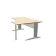 Bureau BUENOS AIRES compact retour naar rechts acacia/alu, L160