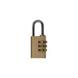Massief messing combinatiehangslot 