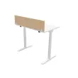 Bureau scheidingswand L.140 beuken/wit 