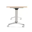 Klaptafel - 120 x 70 cm - Beuken/Alu 