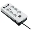 Overspanningsbeveiliging 6 stopcontacten + 2 USB-poorten 