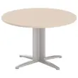 Tafel ronde vergadering diam. 116 cm acacia/aluminium 