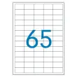 100  Laser etikettenbladen 100% gerecycled 38,1 x 21,2 mm 6500 etiketten 