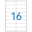 100  Inktjet etiketten vellen 99,1x33,9 mm 1600 etiketten/doos 