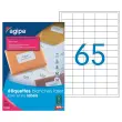100 Mini-labelplaten 38,1x21,2 mm, oftewel 6500 etiketten/doos