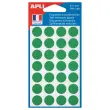 Ronde kleefpastilles - Ø 15 mm - groen - APLI