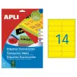 20 Planken met 280 fluorescerende etiketten 99,1x38,1 fluorescerend geel