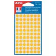Etui van 462 ronde kleefpastilles, &Oslash; 8mm, geel 