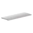 Bicolor metalen aluminium plank voor hoge kast L.120 cm 