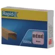 1000 Verkoperde nietjes voor bureaunietmachines Bébé - 4 mm - RAPID