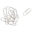 100  Paperclips met visgraatpunt in gegalvaniseerd staal - 32 mm 