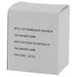 100  Paperclips met visgraatpunt in gegalvaniseerd staal - 32 mm 