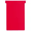 100  T-fiches voor planning - Maat 4 - Rood - NOBO 