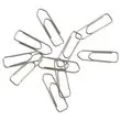 100 Vernikkelde paperclips - 25mm