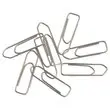 100 Vernikkelde paperclips - 25mm