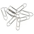 100 Vernikkelde paperclips uiteinde "Punt" -32mm