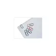 100 Gekleurde paperclips metaal - 32 mm