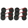 6 Inktrollen N°41/42/51 - Zwart en rood - Ø35 mm - ARMOR