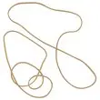Zak van 1 kg smalle rubberen elastieken - Blond - 200 mm - SIGN