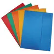 10  Gekleurde kaartmappen met glanzende afwerking en een flap van 250 g 