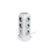Compacte en mobiele WATTBALL stekkerdoos - Kleur: Wit/grijs