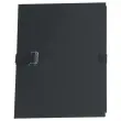 Map met band en voetflap - breedte max 13 cm - zwart - ACCESS