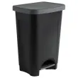 Vuilbak Step zwart antraciet - 50L 