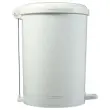 Witte kunststof pedaalemmer 40 L