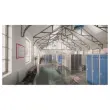 Werkplaatsvestiaire ind.schoon, 1 kol, H180x L40xP50 cm grijs/grijs